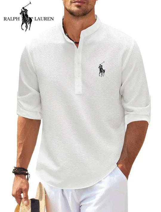 Henlor RL™ | Chemise Henley Classique à Manches Longues