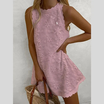 🔥Robe décontractée sans manches unie RL