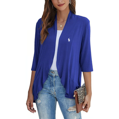 Veste drapée sans fermeture RL
