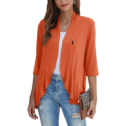 Veste drapée sans fermeture RL