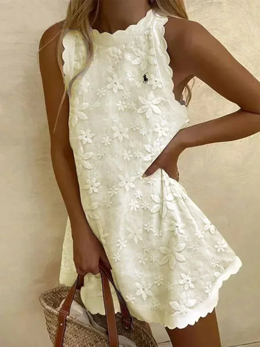 🔥Robe décontractée sans manches unie RL