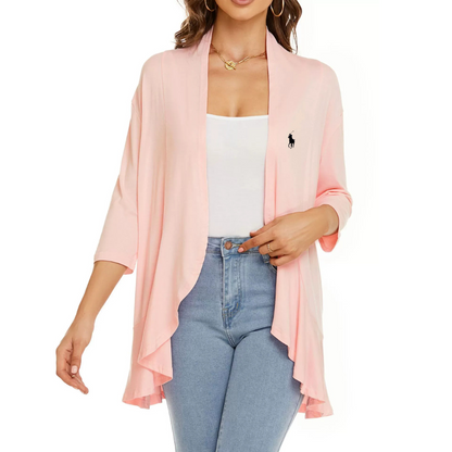 Veste drapée sans fermeture RL