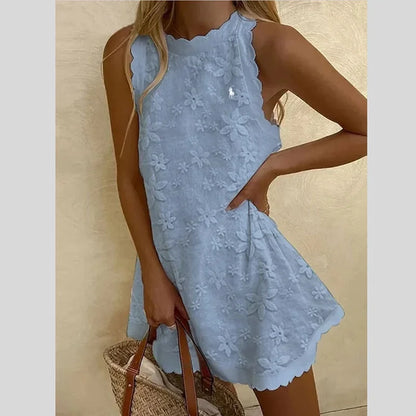 🔥Robe décontractée sans manches unie RL