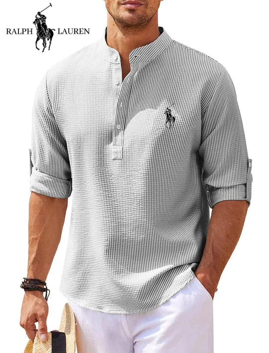 Henlor RL™ | Chemise Henley Classique à Manches Longues