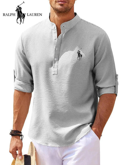 Henlor RL™ | Chemise Henley Classique à Manches Longues
