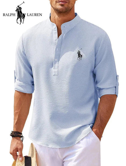 Henlor RL™ | Chemise Henley Classique à Manches Longues