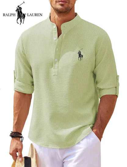 Henlor RL™ | Chemise Henley Classique à Manches Longues