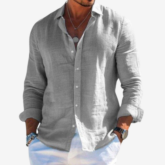 Warren™ | Chemise Décontractée à Manches Courtes en Tissu Léger
