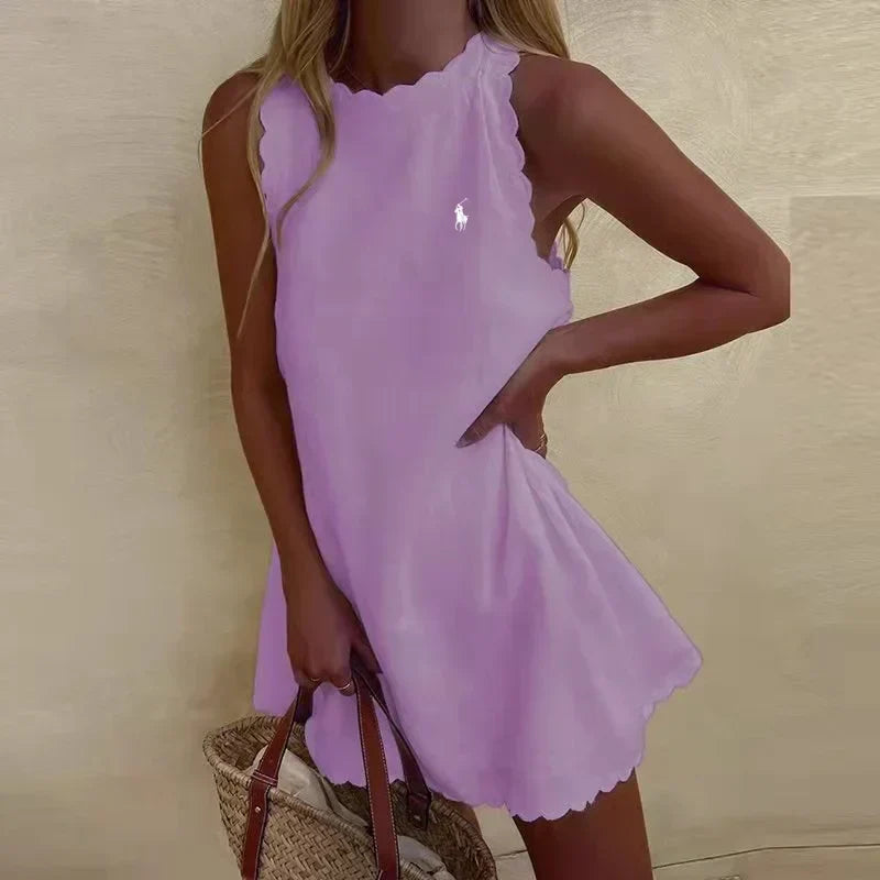 🔥Robe décontractée sans manches unie RL