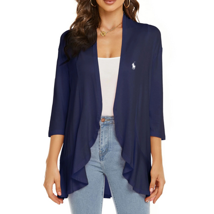 Veste drapée sans fermeture RL
