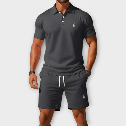 Blaine RL™ | Ensemble Décontracté Polo en Coton Piqué et Short